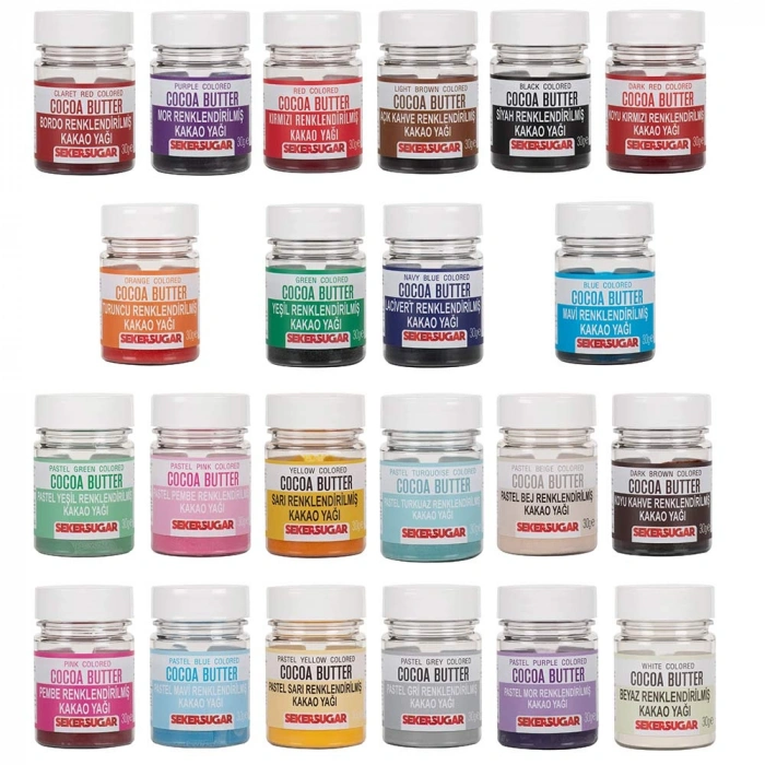 Şeker Sugar Renklendirilmiş Kakao Yağı 30 gr Renk Seçenekli