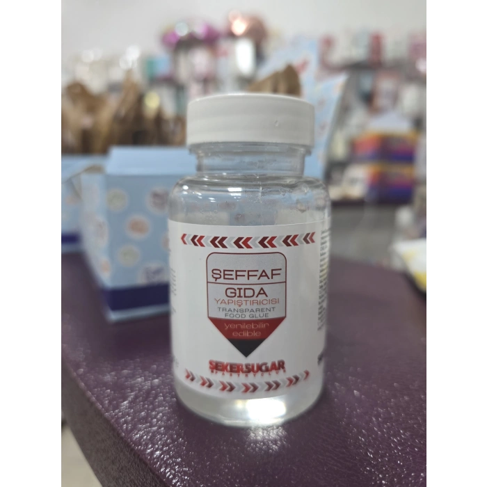 Şeker Sugar Şeffaf Tutkal Yenilebilir Yapıştırıcı 100 gr