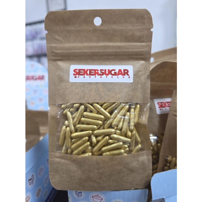 Şeker Sugar Çubuk Arjantin Şeker Gold Altın 40 gr