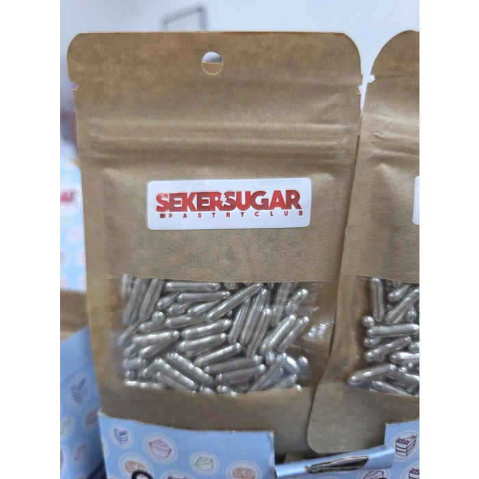 Şeker Sugar Çubuk Arjantin Şeker Gümüş 40 gr