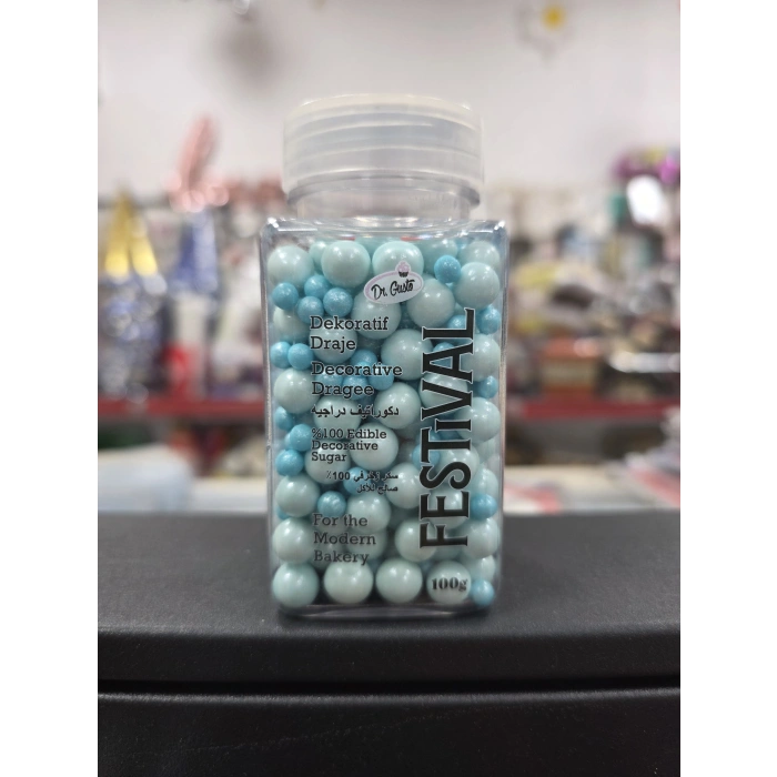 Dr Gusto Festival Şeker 100 gr Açık Mavi