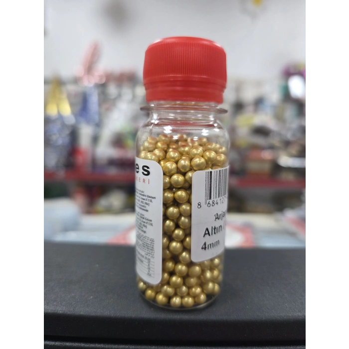 Şeker Sugar 4 mm Gold Arjantin Şeker 45 gr