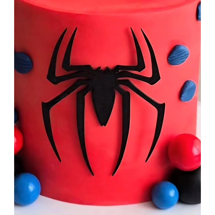 Örümcek 3d Figür Pasta Üstü Süs