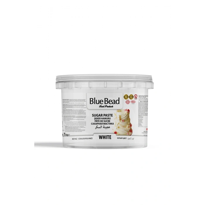 Blue Bead Beyaz Şeker Hamuru 2.5 kg