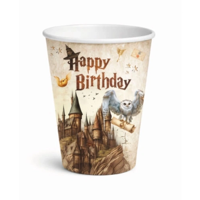 Karton Bardak Harry Potter 8 Parça
