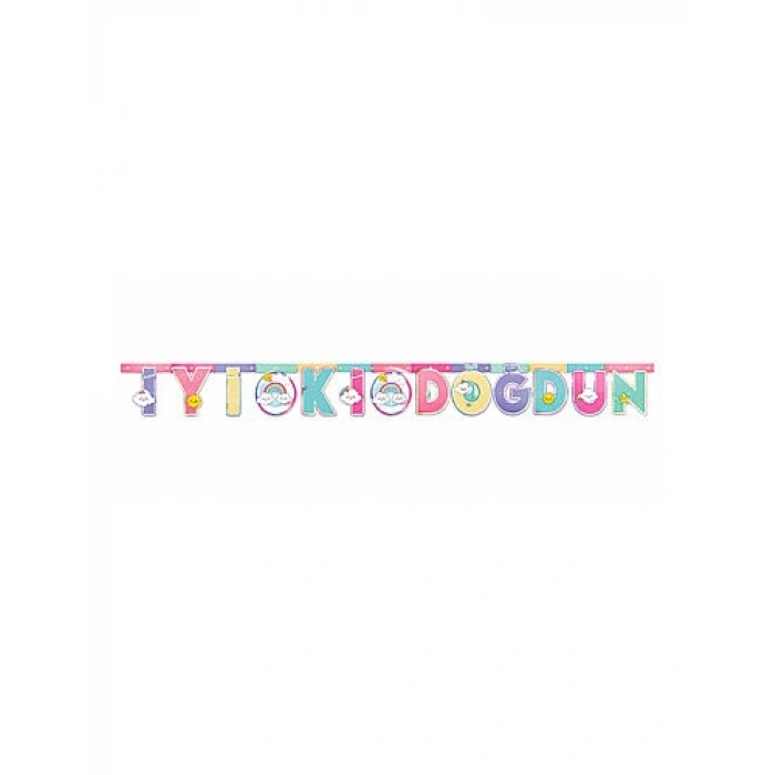 Lisanslı Gökkuşağı Temalı İyi ki Doğdun