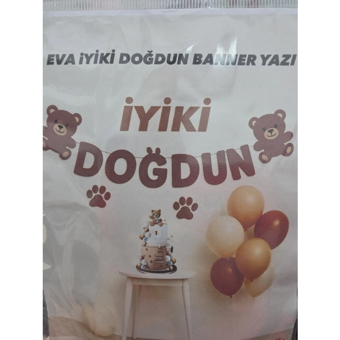 Eva İyiki Doğdun Banner Yazı