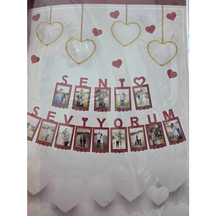 Foto Banner Çerçeveli Seni Seviyorum