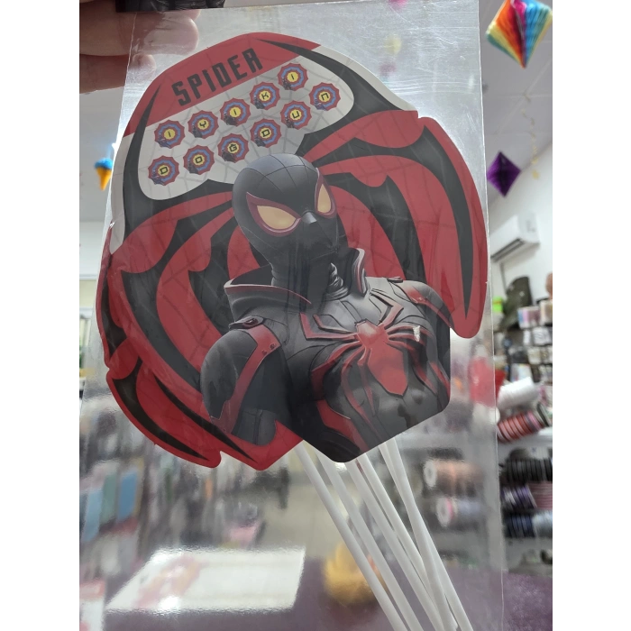 Spider Pasta Üstü Süs
