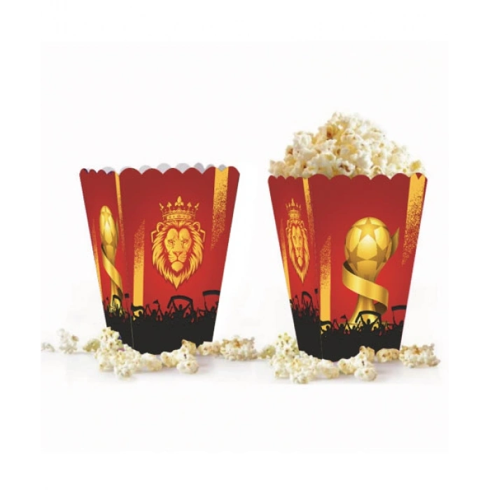 Sarı Kırmızı Mısır Kutusu Popcorn 8 li