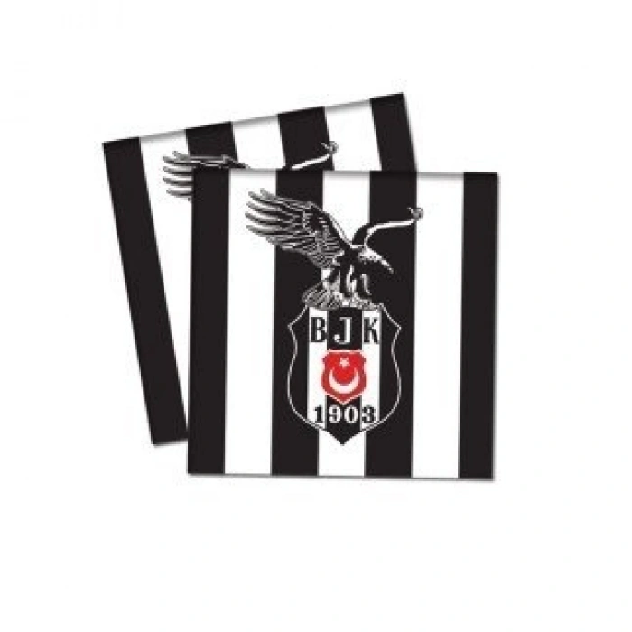 Siyah Beyaz Kartal Peçete 16 lı