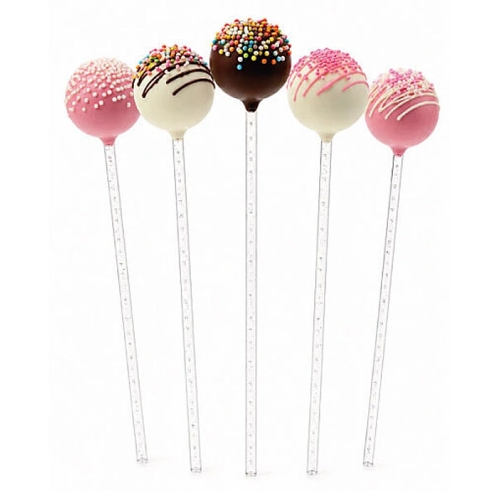 Cake Pops Çubuğu Şeffaf 21 Cm 12 Parça