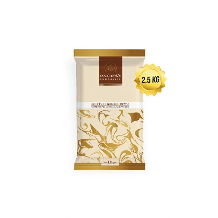 2.5 kg Cocomeks Konfiseri Çikolata Beyaz skt 2028