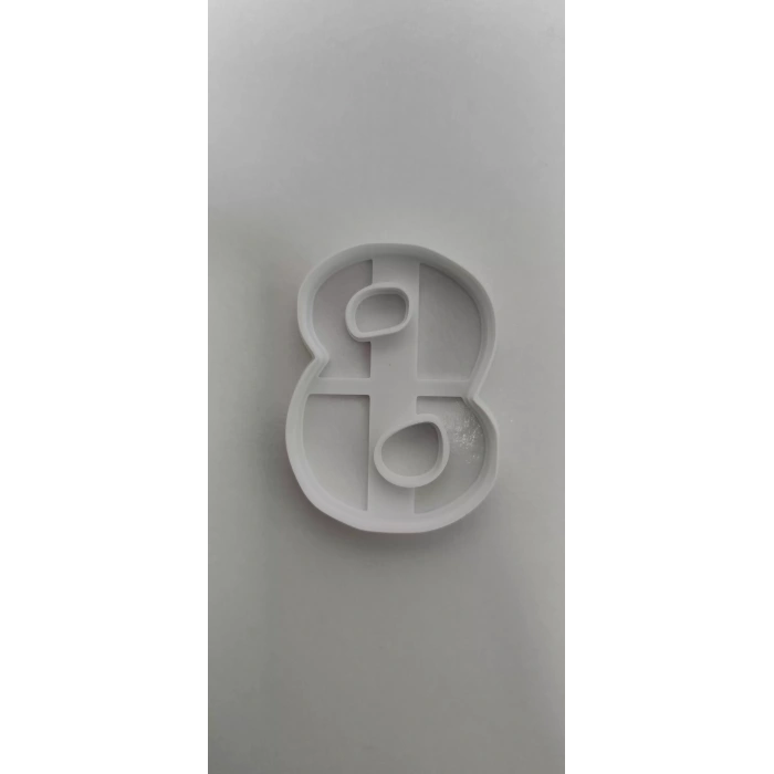 8 Rakam Kurabiye Kesici 8 cm