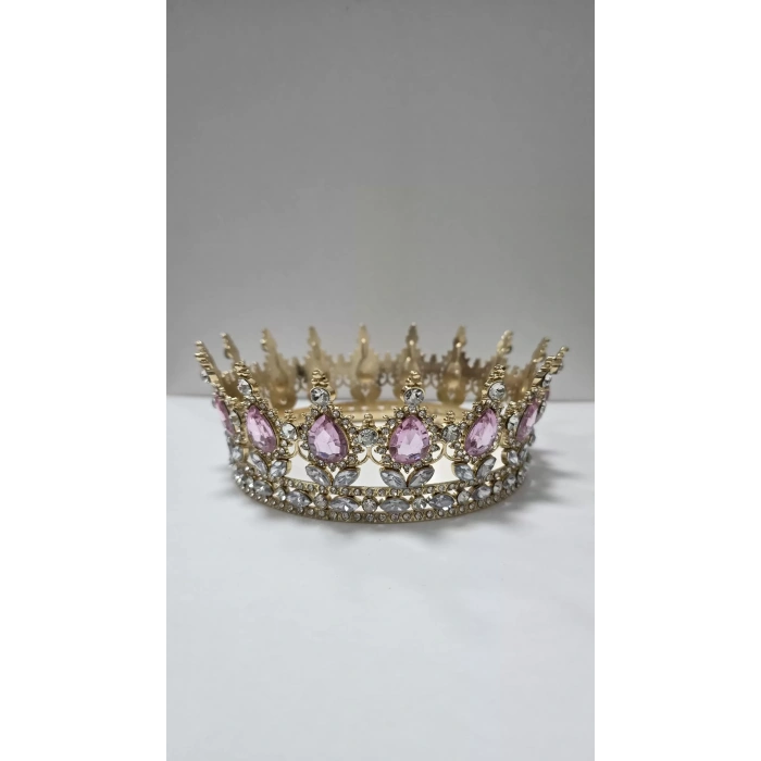 Pasta Üstü Metal Taç