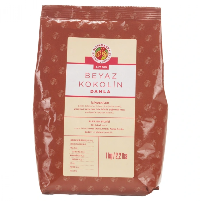 Altınmarka Beyaz Fildişi Damla Kokolin Çikolata 1 kg