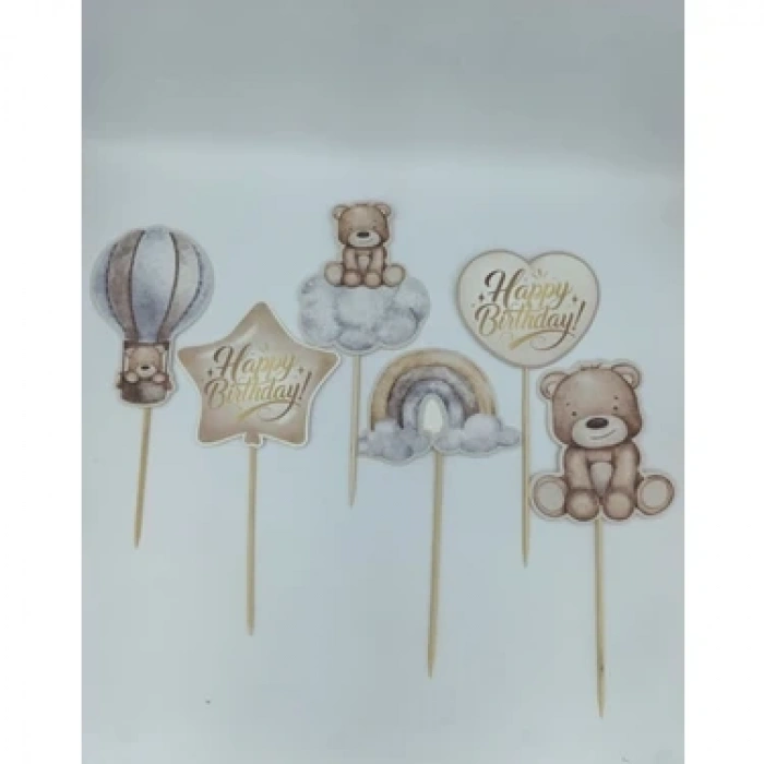 Ayıcık Temalı Pasta Süsü
