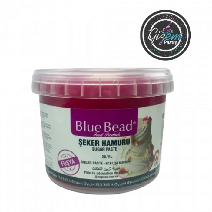 Blue Bead Şeker Hamuru 1 Kg (Fuşya)