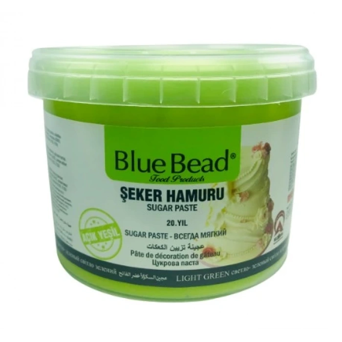 Blue Bead Şeker Hamuru (Açık Yeşil) 1 Kg
