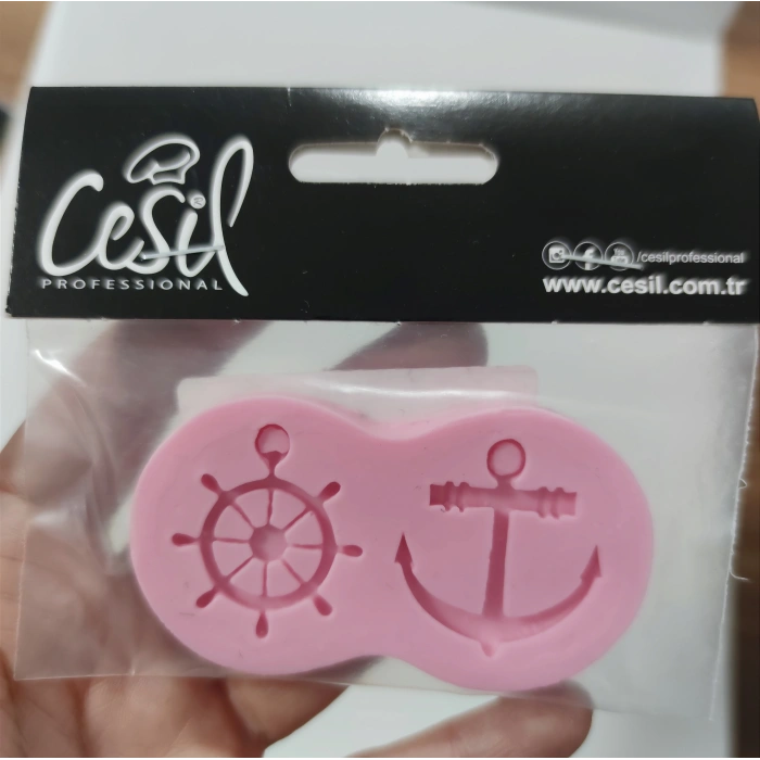 Çapa Dümen Silikon Kalıp 8*4.5 cm