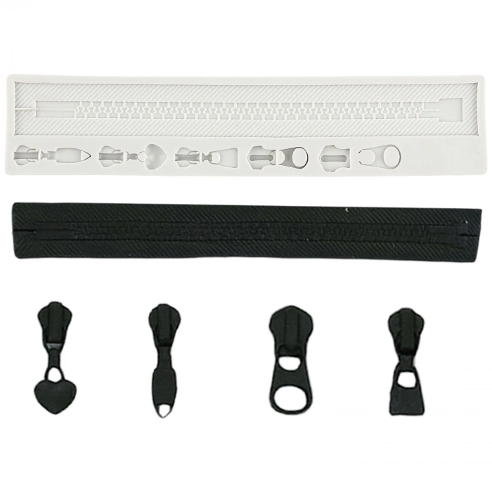 Cesil Fermuar Silikon Kalıp 21*4.5 cm