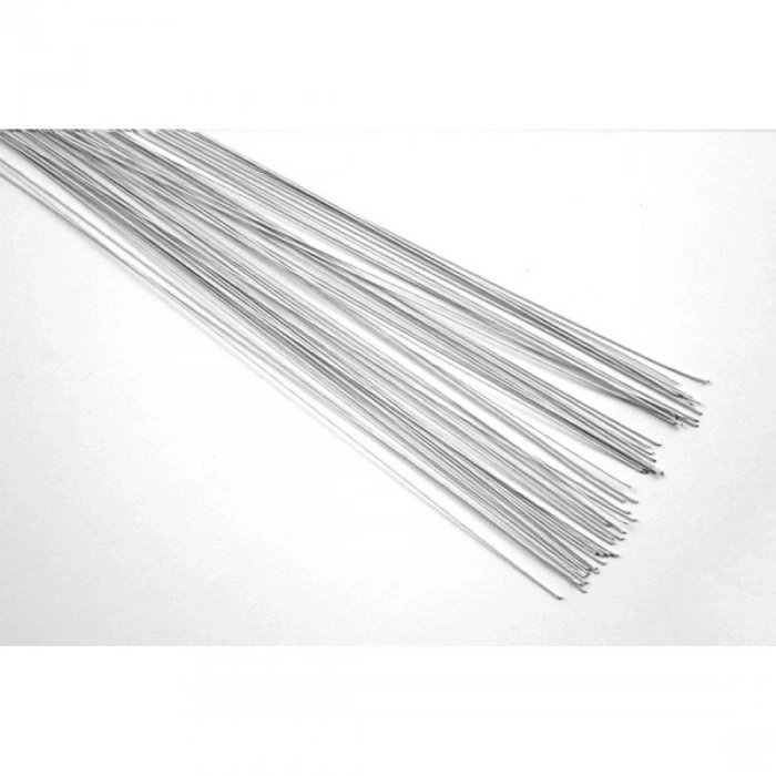 Çiçek teli ince 10 lu paket 30 cm(22 numara) beyaz renk