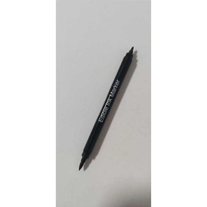 Çift Uçlu Siyah Gıda Kalemi Yenilebilir Gıda boyası
