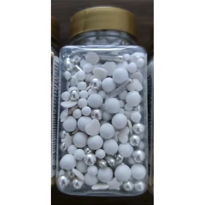 Dr Gusto Beyaz Sprinkles draje 100 Gr Süsleme Şekeri