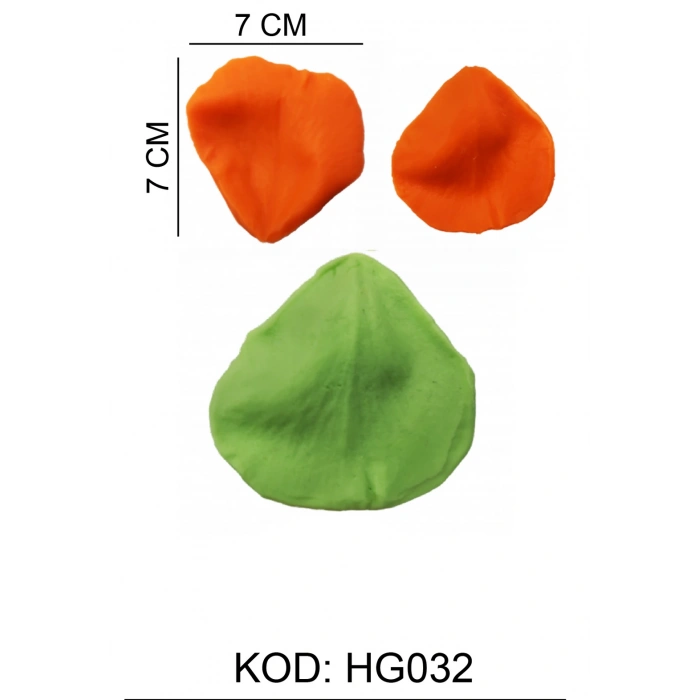 Gül Yaprağı Damarlayıcı Silikon Kalıp