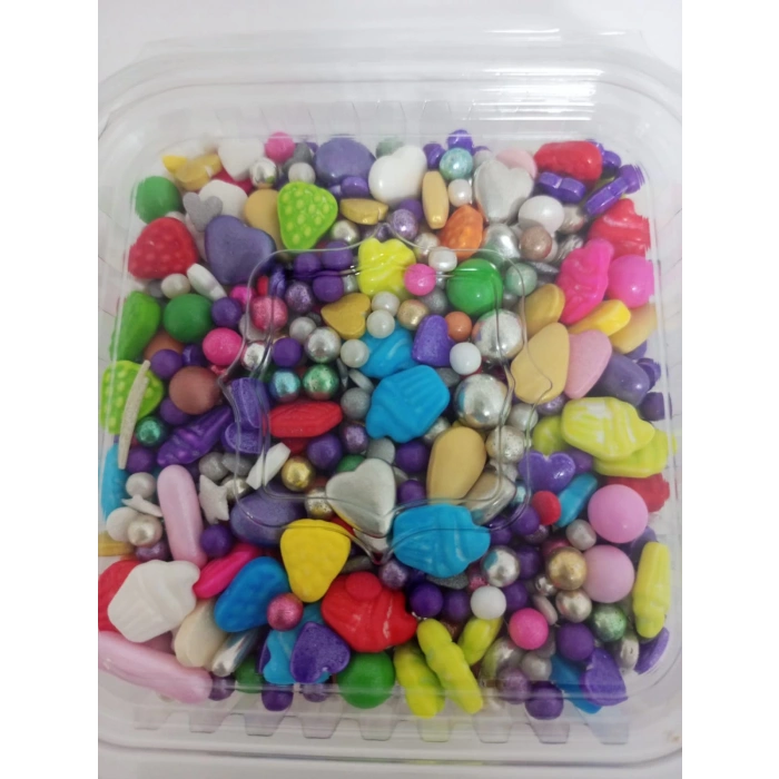 Karışık Sprinkless Şeker 1 (100Gr)