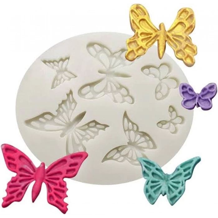 Kelebekler Silikon Kalıp