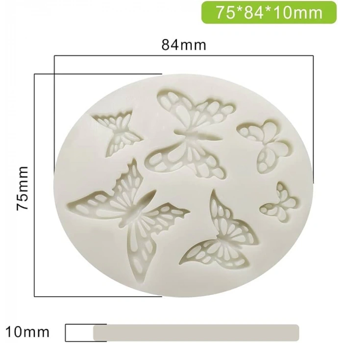 Kelebekler Silikon Kalıp