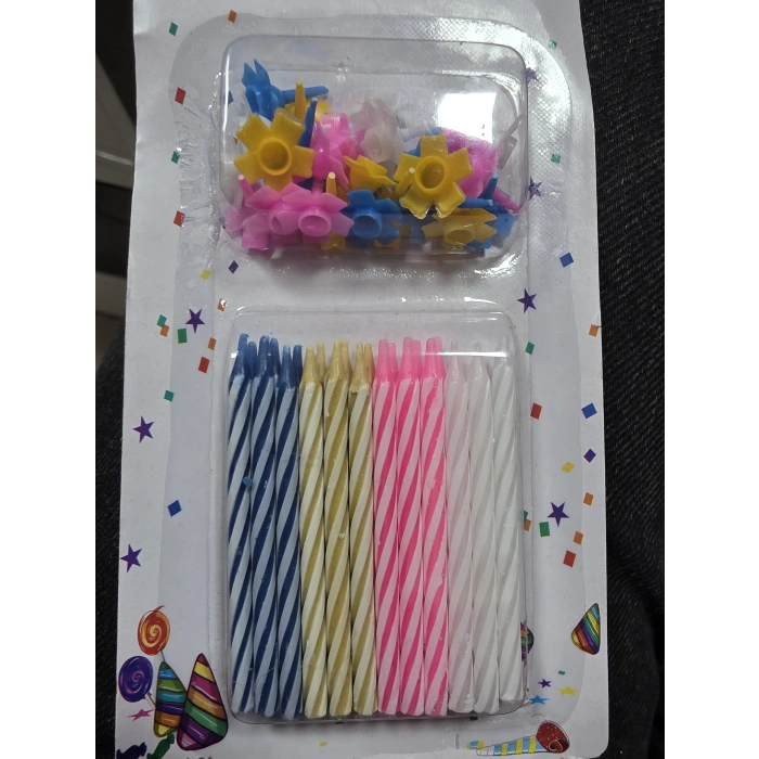 Mum 4 Renkli Standart 24 Adet