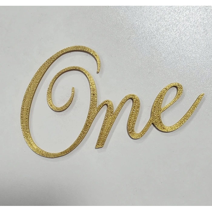 One 3d Filament Baskı Gold