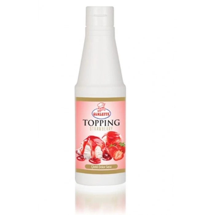 Ovalette Çilek Topping Sos (1 Kg)