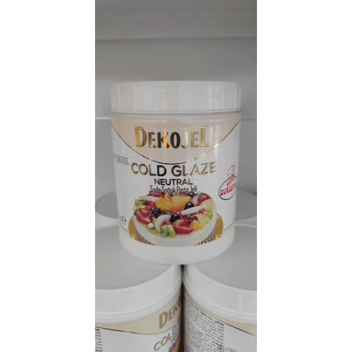 Ovalette Sade Soğuk Pasta Jeli Sade Soğuk Jöle 1 Kg Cold Glaze
