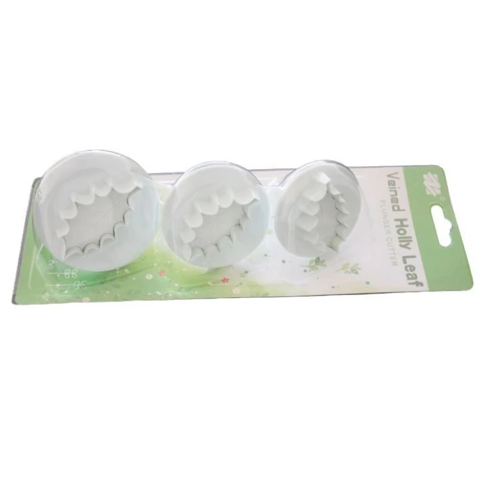 Plastik kopat 3 lü yaprak yılbaşı