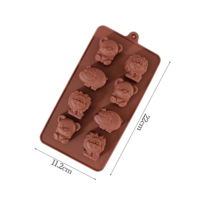 Silikon Sevimli Hayvanlar Çikolata Kek Silikon Kalıp