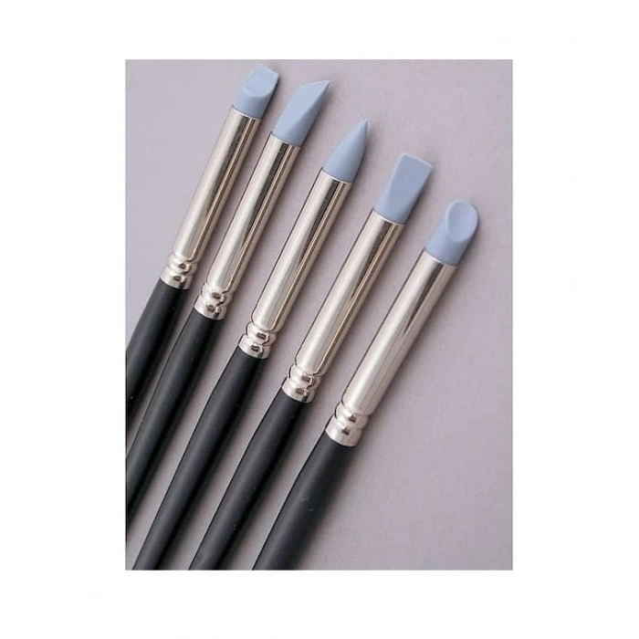 Silikon Uçlu İnce Fırça Set 5li 2 numara