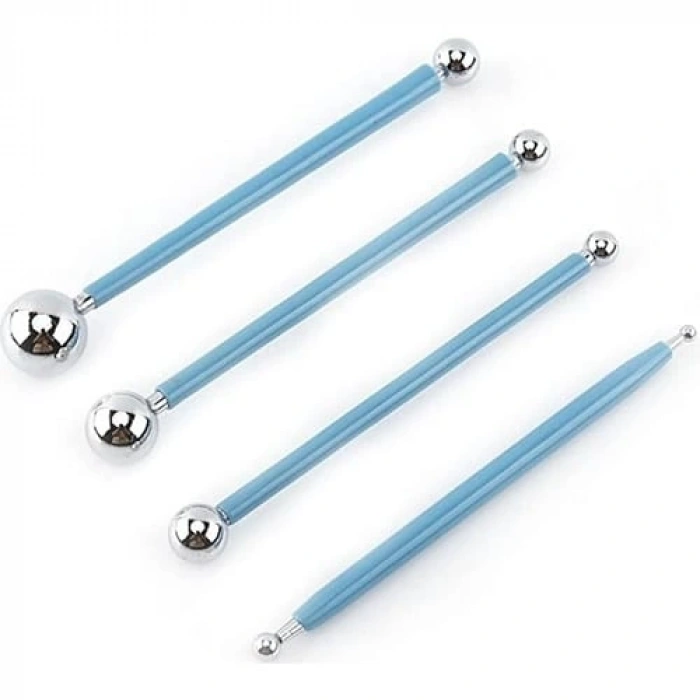 Top Uçlu Marzipan Seti 4lü