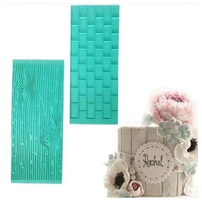 Tugla Duvar- Agaç Doku 2 li Set