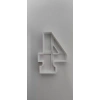 4 Rakam Kurabiye Kesici 8 cm
