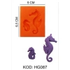 Cesil İki Boy Denizatı Silikon Kalıp 5*6 cm