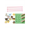 3 Boy Göz Ağız Modelleme Marzipan Seti Küçük Boy