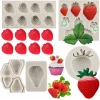 8 li Çilek Silikon Kalıp