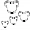 Fare Mickey Minnie Mouse Metal Kurabiye Kesici 4 lü