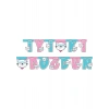 Sevimli Kedi Temalı Happy Birthday Uzar Yazı Banner