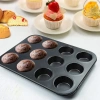 12 li Muffin Cupcake Teflon Yapışmaz Tepsi