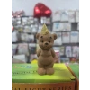 Mum Üfleyen Ayıcık Figürü 8-10 cm (gold-gümüş şapka seçenekli)