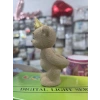 Mum Üfleyen Ayıcık Figürü 8-10 cm (gold-gümüş şapka seçenekli)